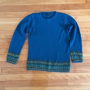 Unique Hand Crafted NOVICA Peruvian ALPACA WOOL SWEATER - Small